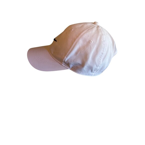 Nike White Legacy91 Dri-Fit Adjustable Hat With Black Swoosh Logo - Picture 3 of 5